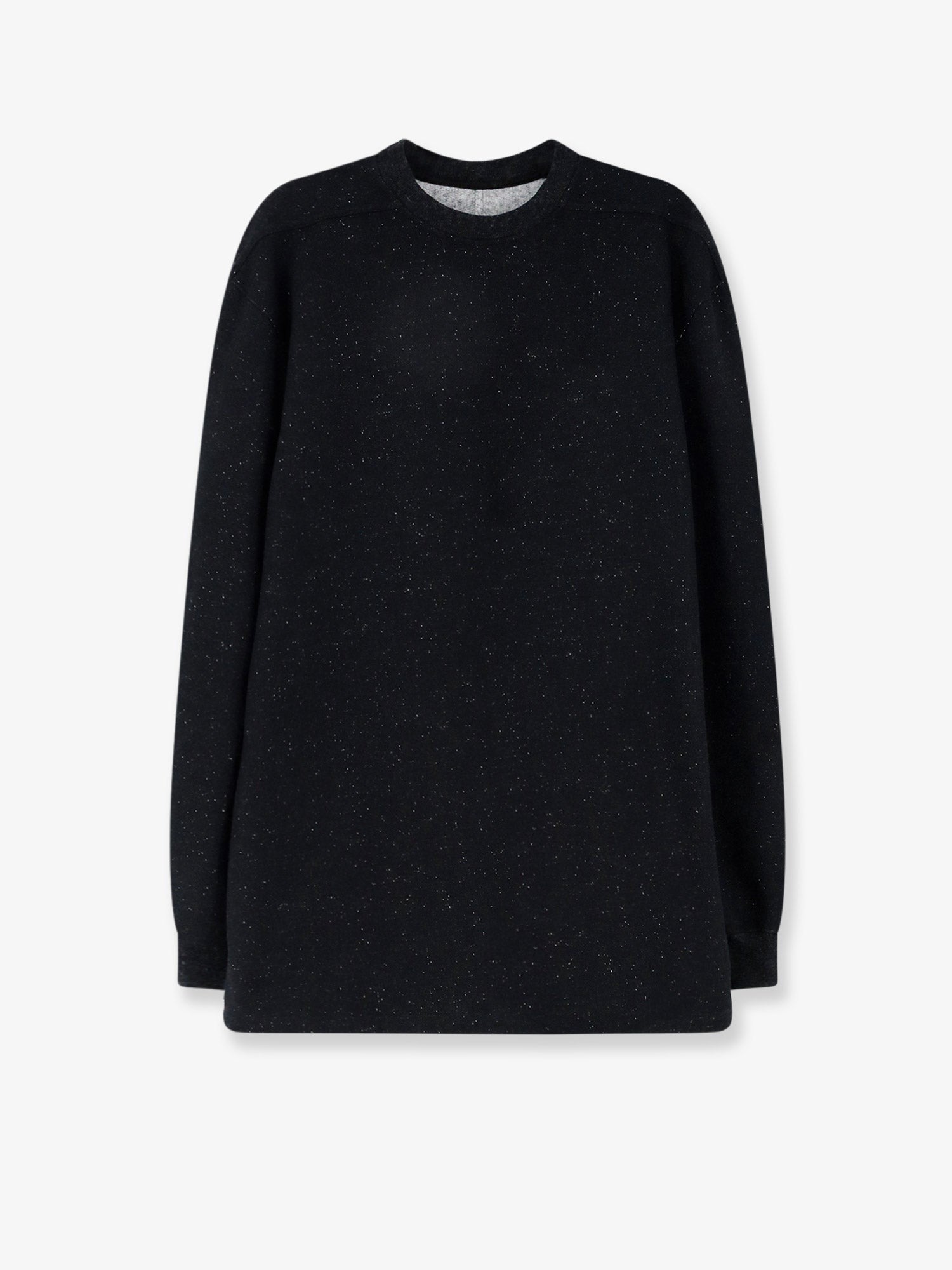 Rick Owens Men's Wool and Cotton Blend Sweater Black