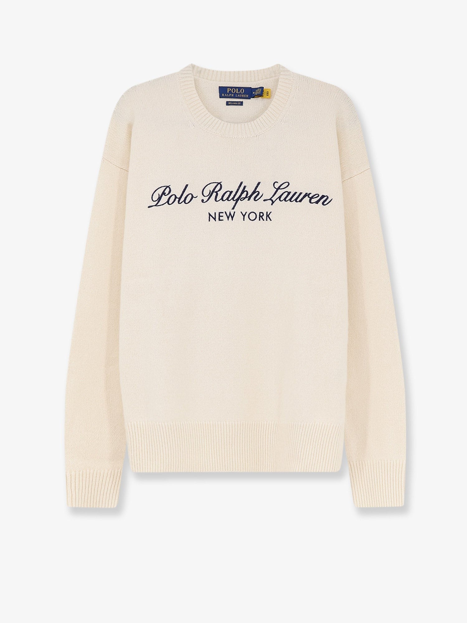 Polo Ralph Lauren Men's Wool and Cotton Blend Sweater White