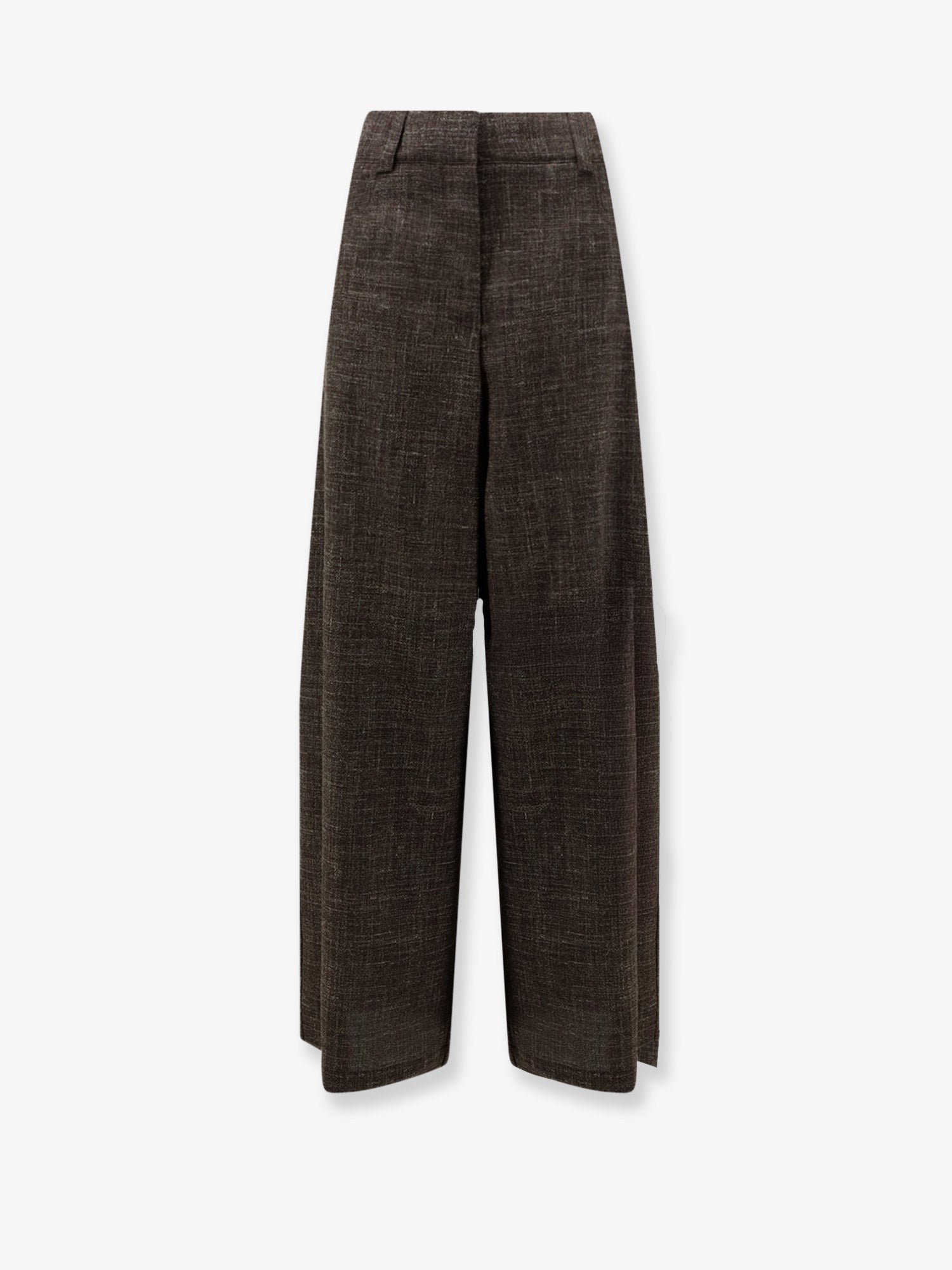Alysi Women's Wool and Linen Blend Trousers SIGARO