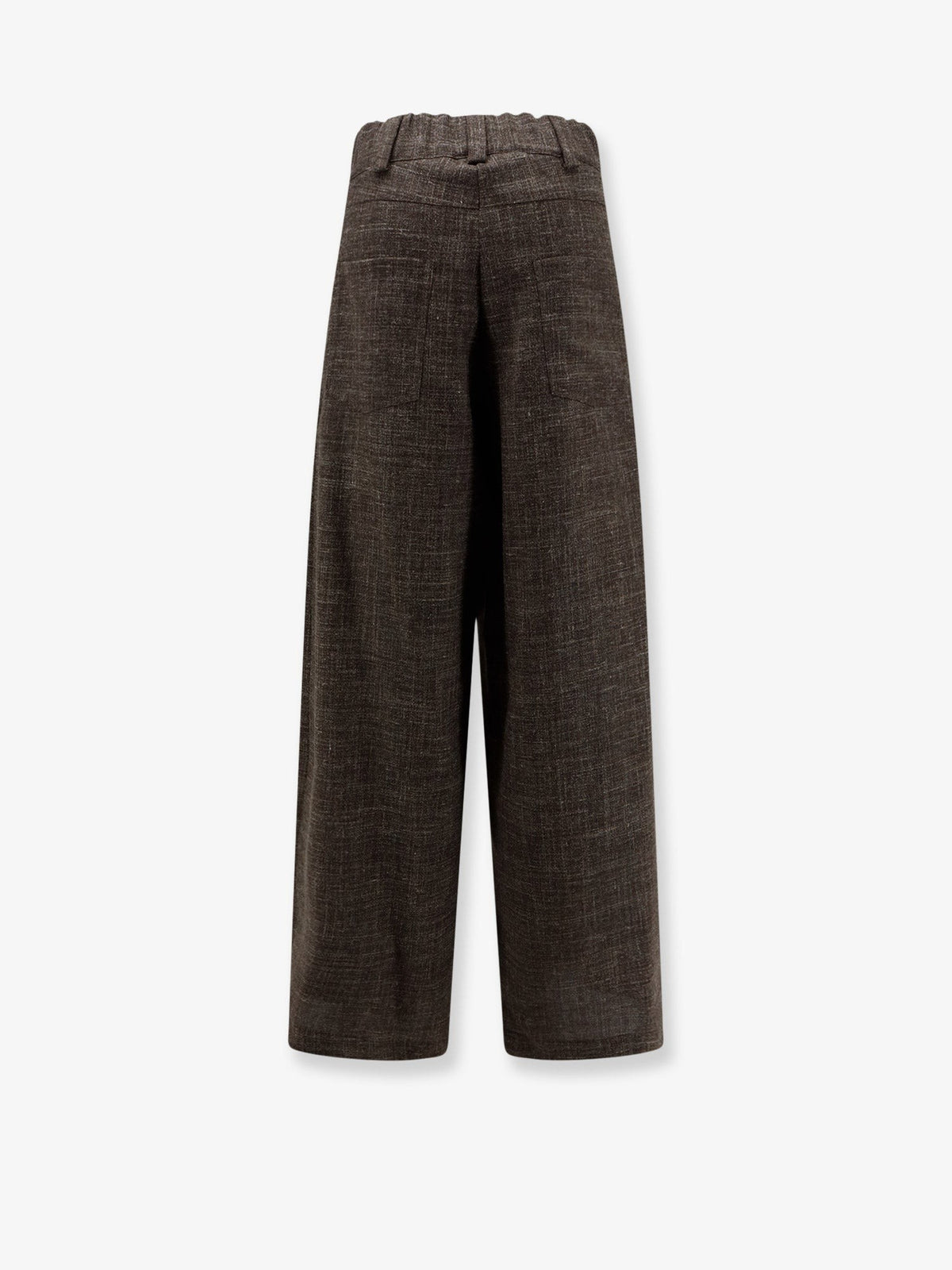 Alysi Women's Wool and Linen Blend Trousers SIGARO, view 2