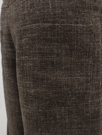 Alysi Women's Wool and Linen Blend Trousers SIGARO