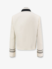 Dior Women's Wool and Mohair Blazer White Dior