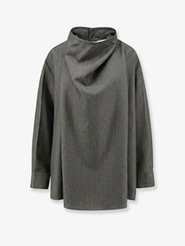 Bottega Veneta Women's Wool and Mohair Shirt Multicolor