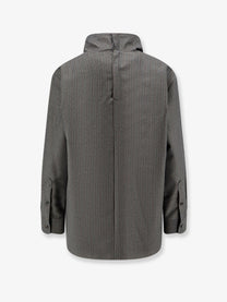 Bottega Veneta Women's Wool and Mohair Shirt Multicolor