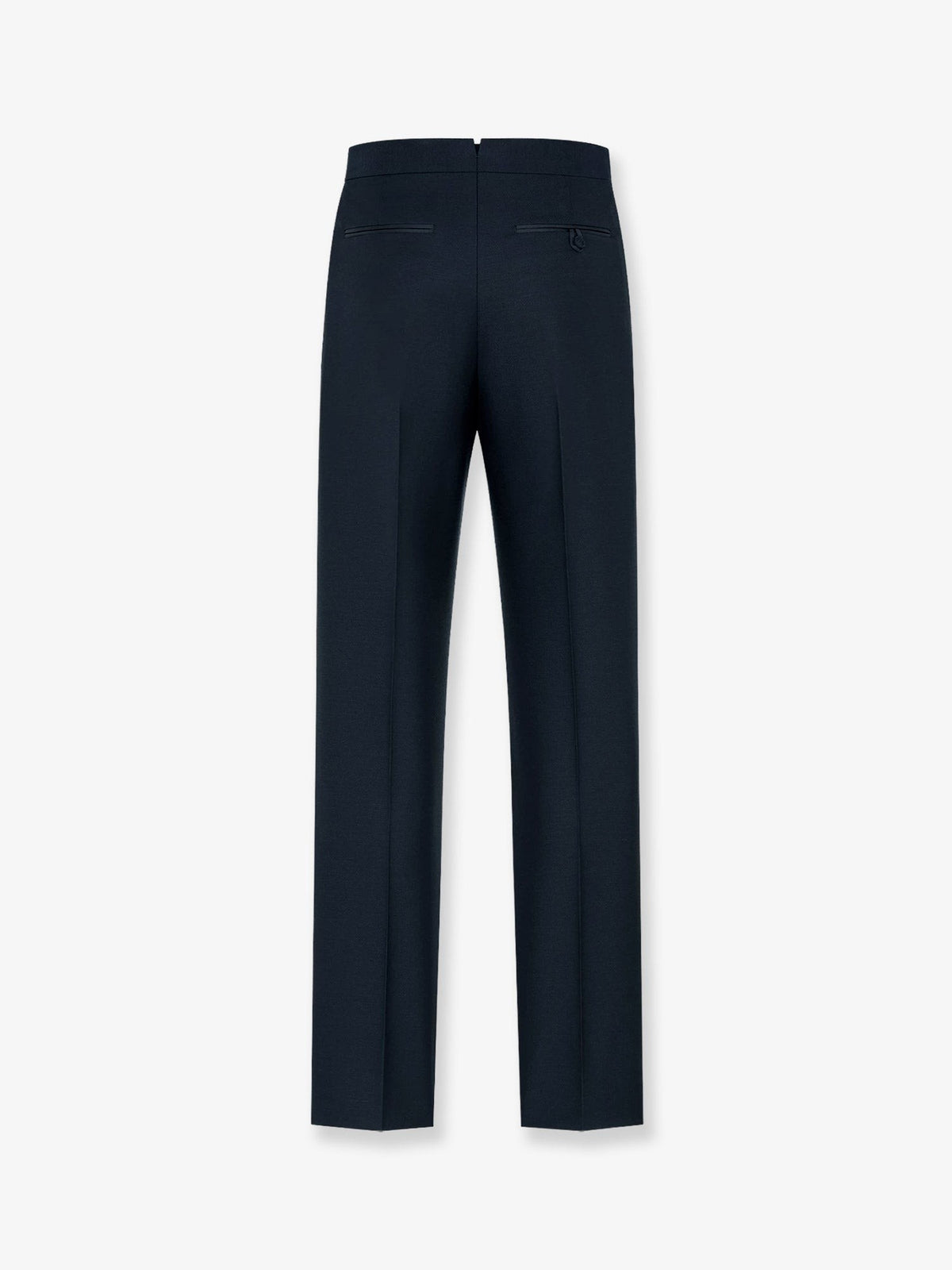 Dior Men's Wool and Mohair Trousers Blue