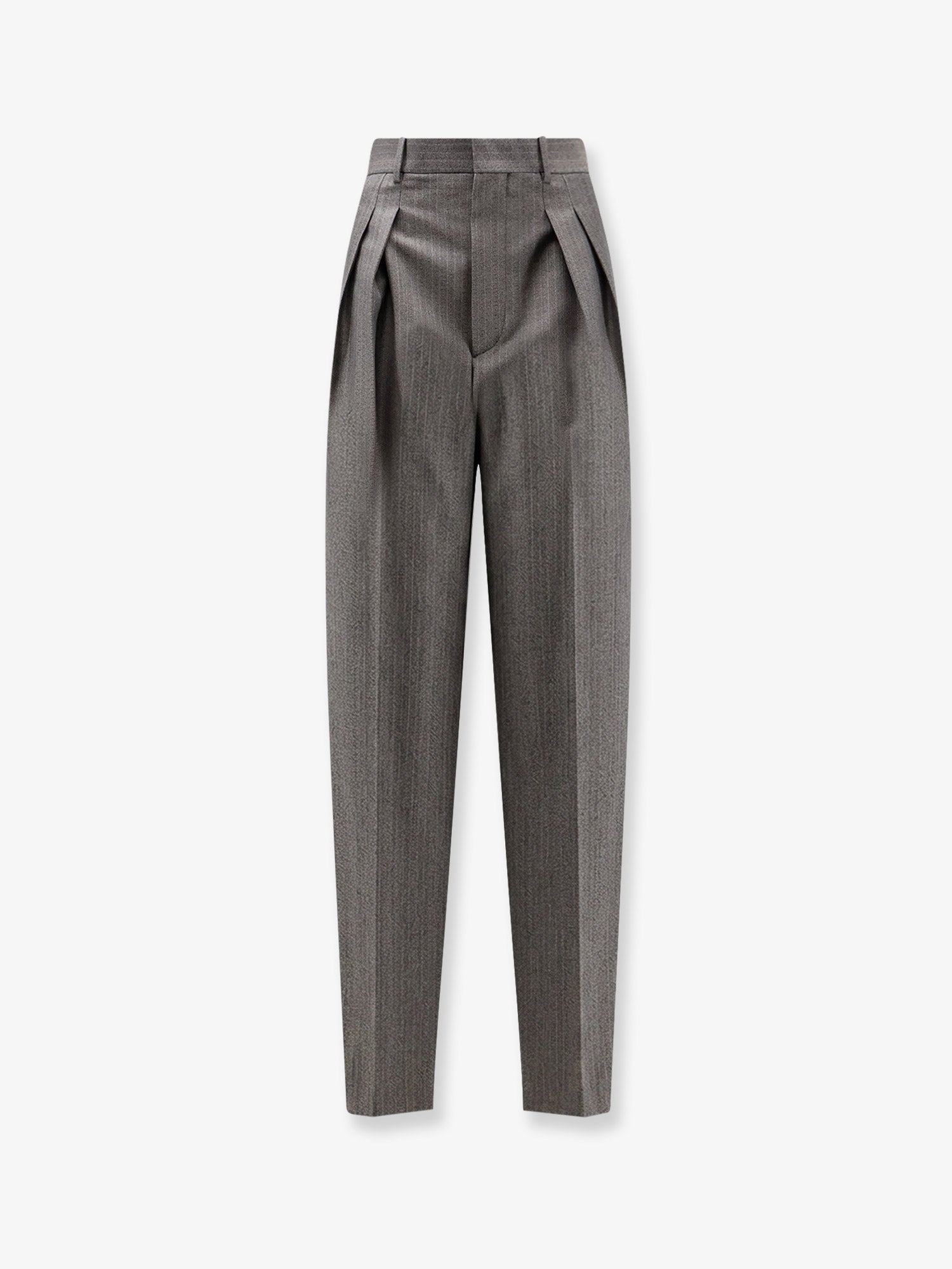 Bottega Veneta Women's Wool and Mohair Trousers Multicolor