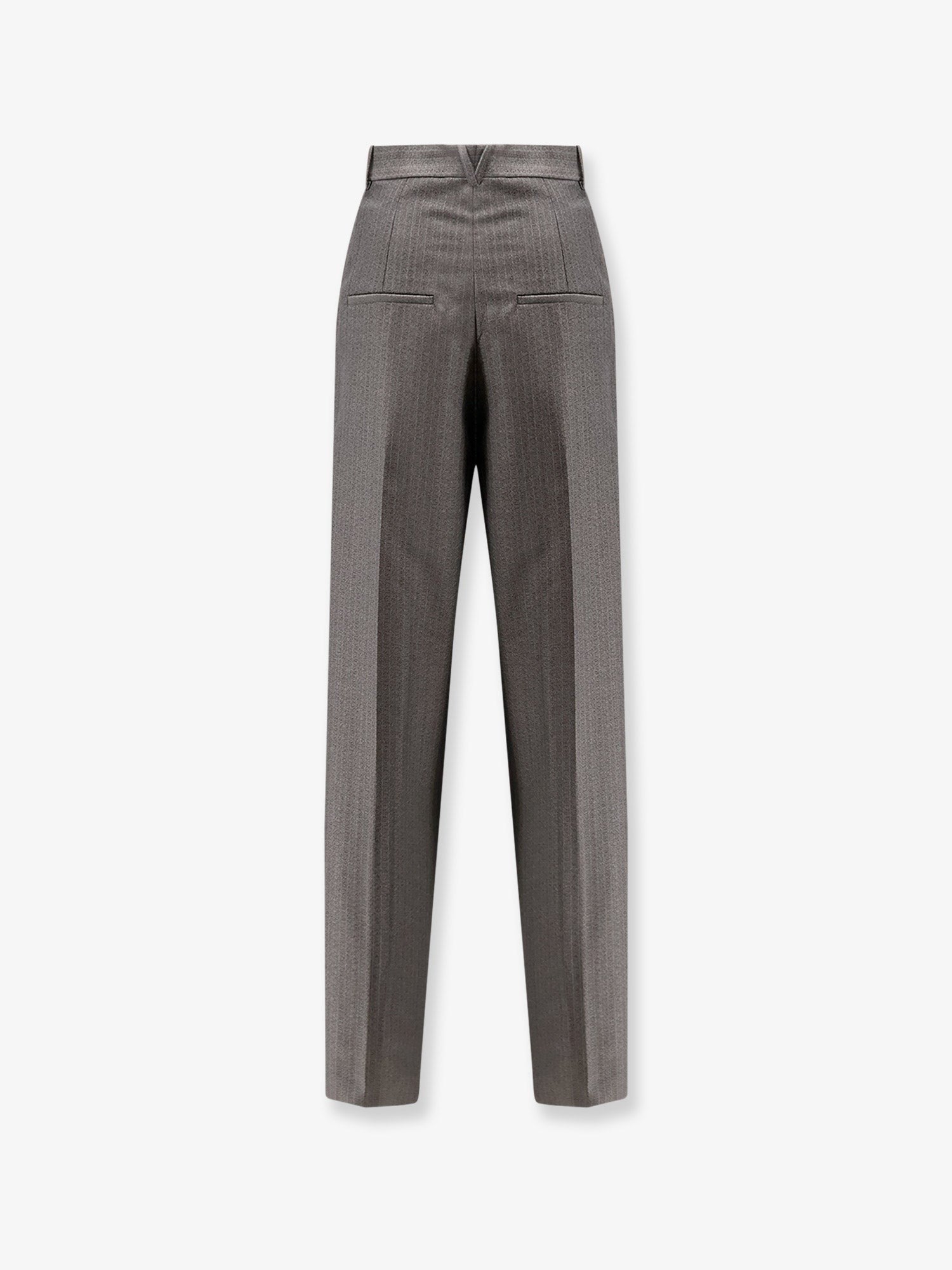 Bottega Veneta Women's Wool and Mohair Trousers Multicolor