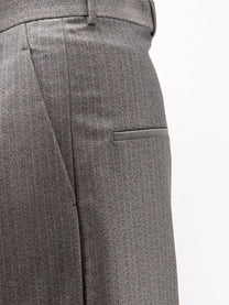 Bottega Veneta Women's Wool and Mohair Trousers Multicolor