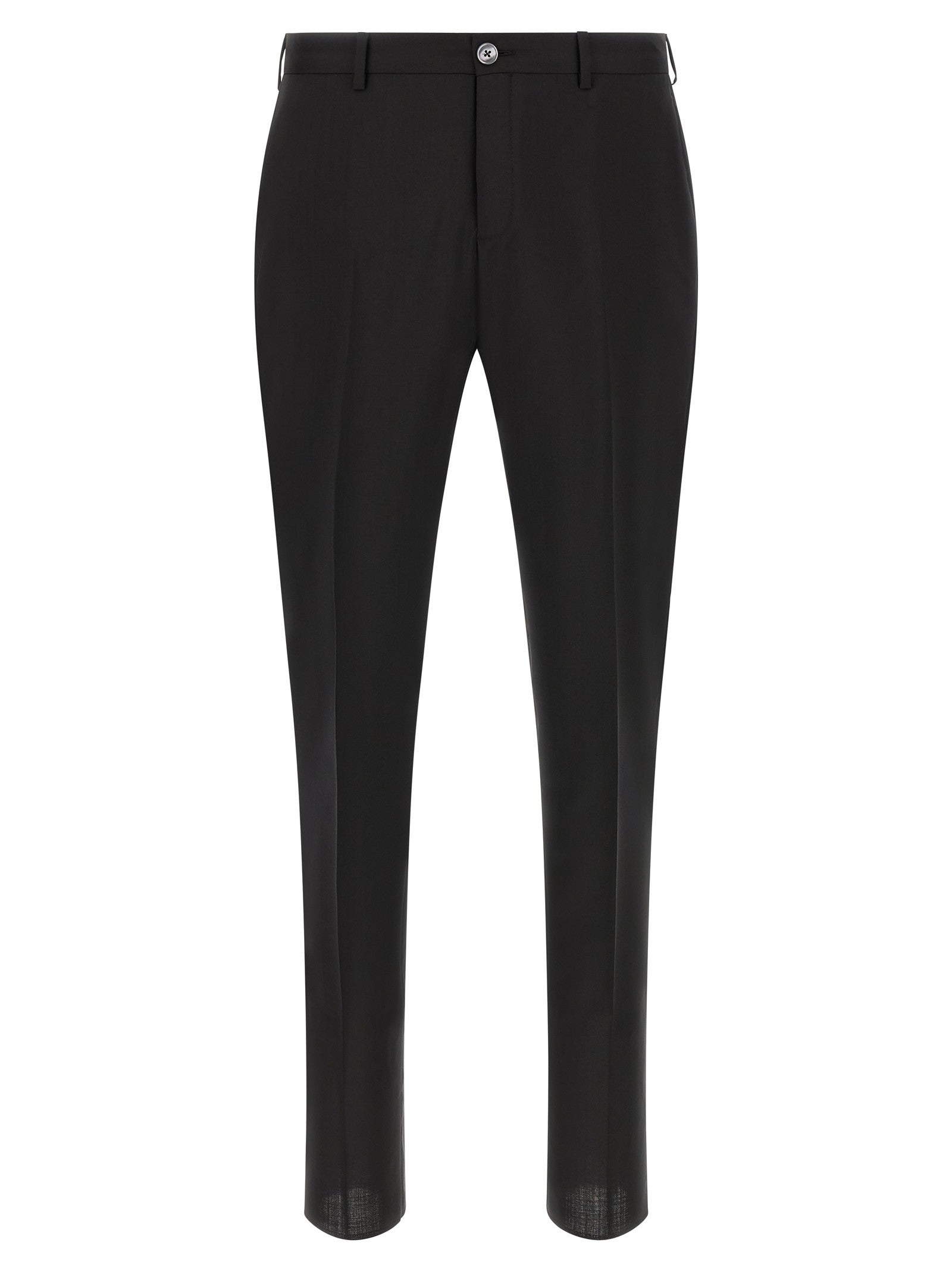 Pal Zileri Wool and Satin Dress Black
