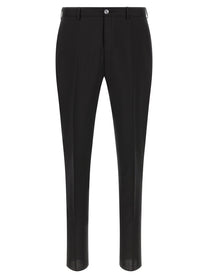 Pal Zileri Wool and Satin Dress Black
