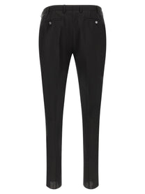 Pal Zileri Wool and Satin Dress Black