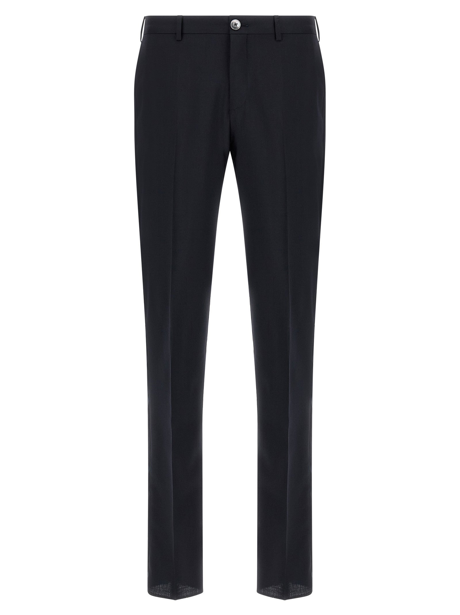 Pal Zileri Wool and Satin Dress Black
