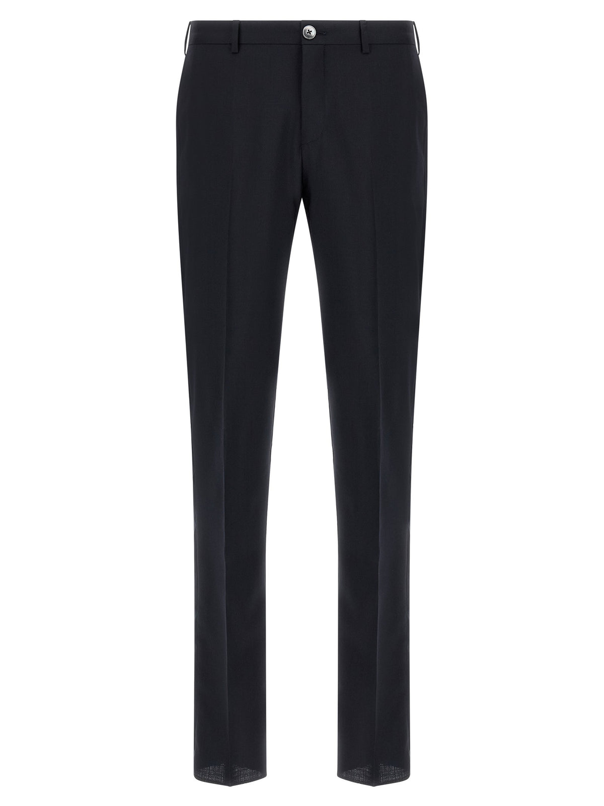 Pal Zileri Wool and Satin Dress Blue, view 4