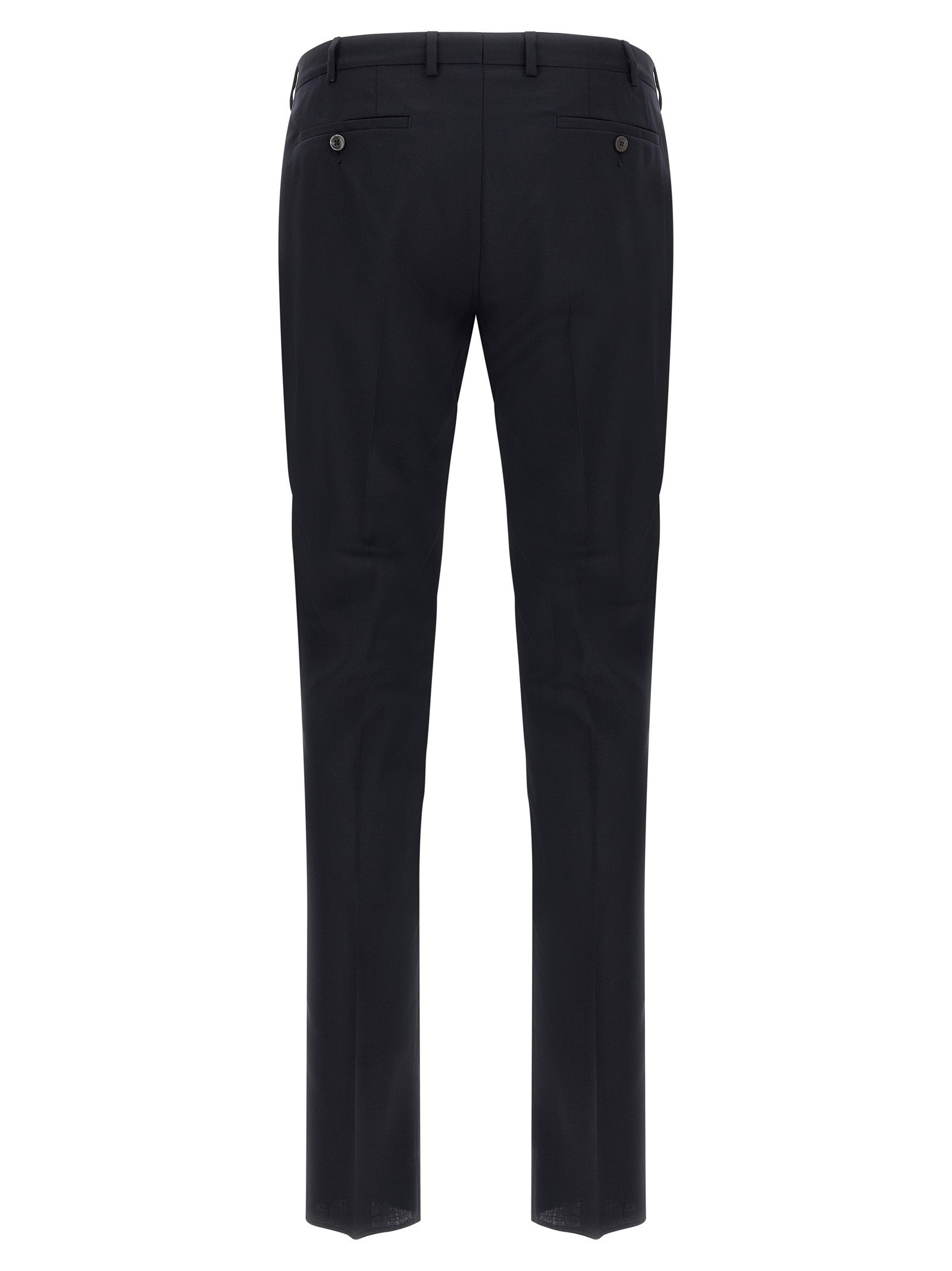 Pal Zileri Wool and Satin Dress Black