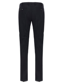 Pal Zileri Wool and Satin Dress Black