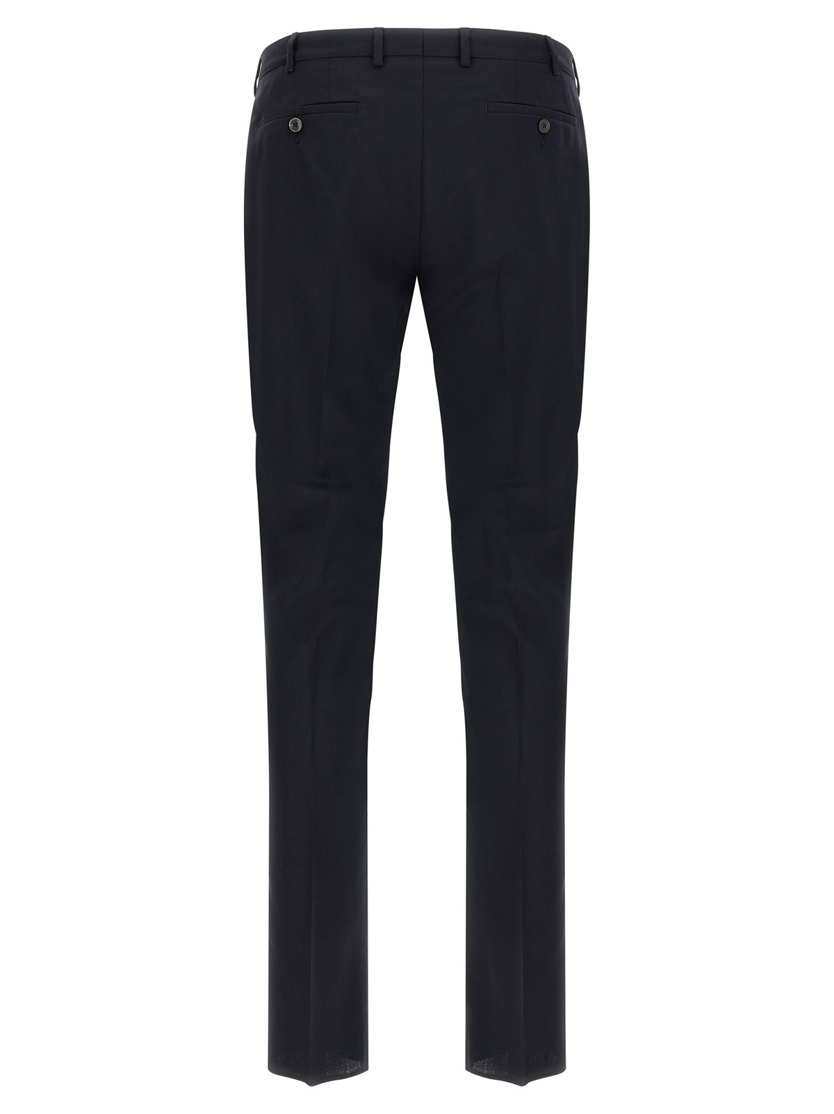 Pal Zileri Wool and Satin Dress Blue, view 5
