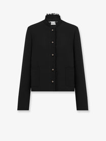 Dior Women's Wool and Silk Blazer Black Dior