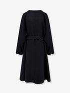 Gucci Women's Wool and Silk Blend Coat Black, view 2