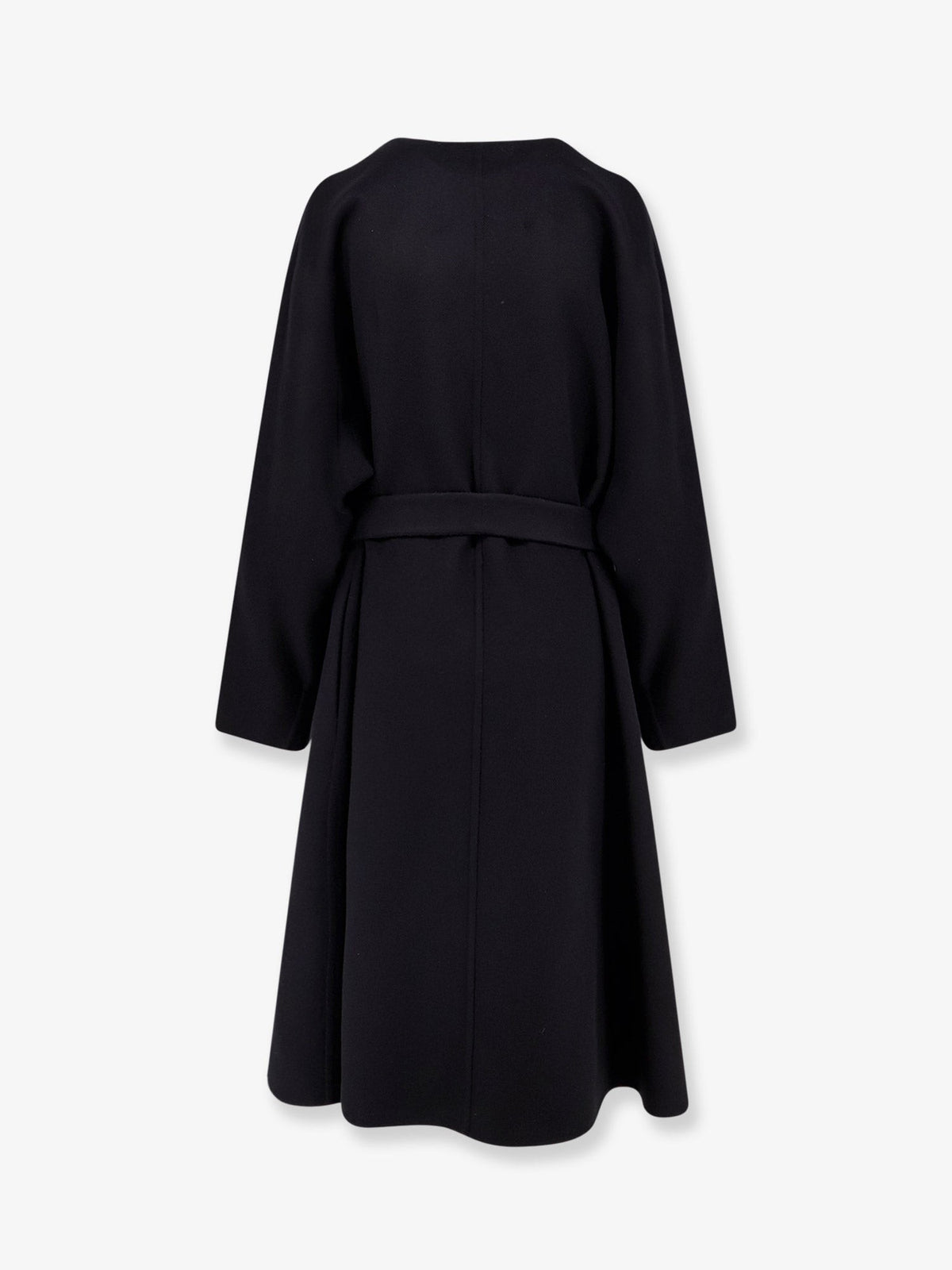 Gucci Women's Wool and Silk Blend Coat Black, view 2