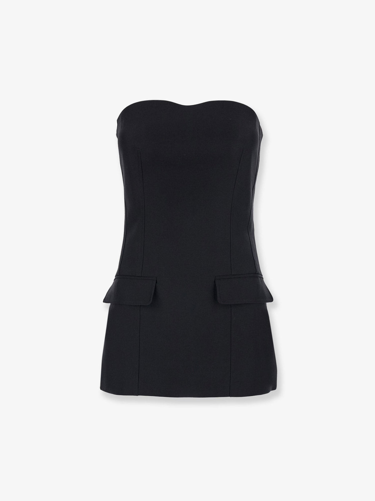 Toteme Women's Wool and Silk Blend Tank Top Black