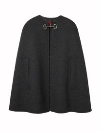 Gucci Women's Wool and Silk Cape Grey