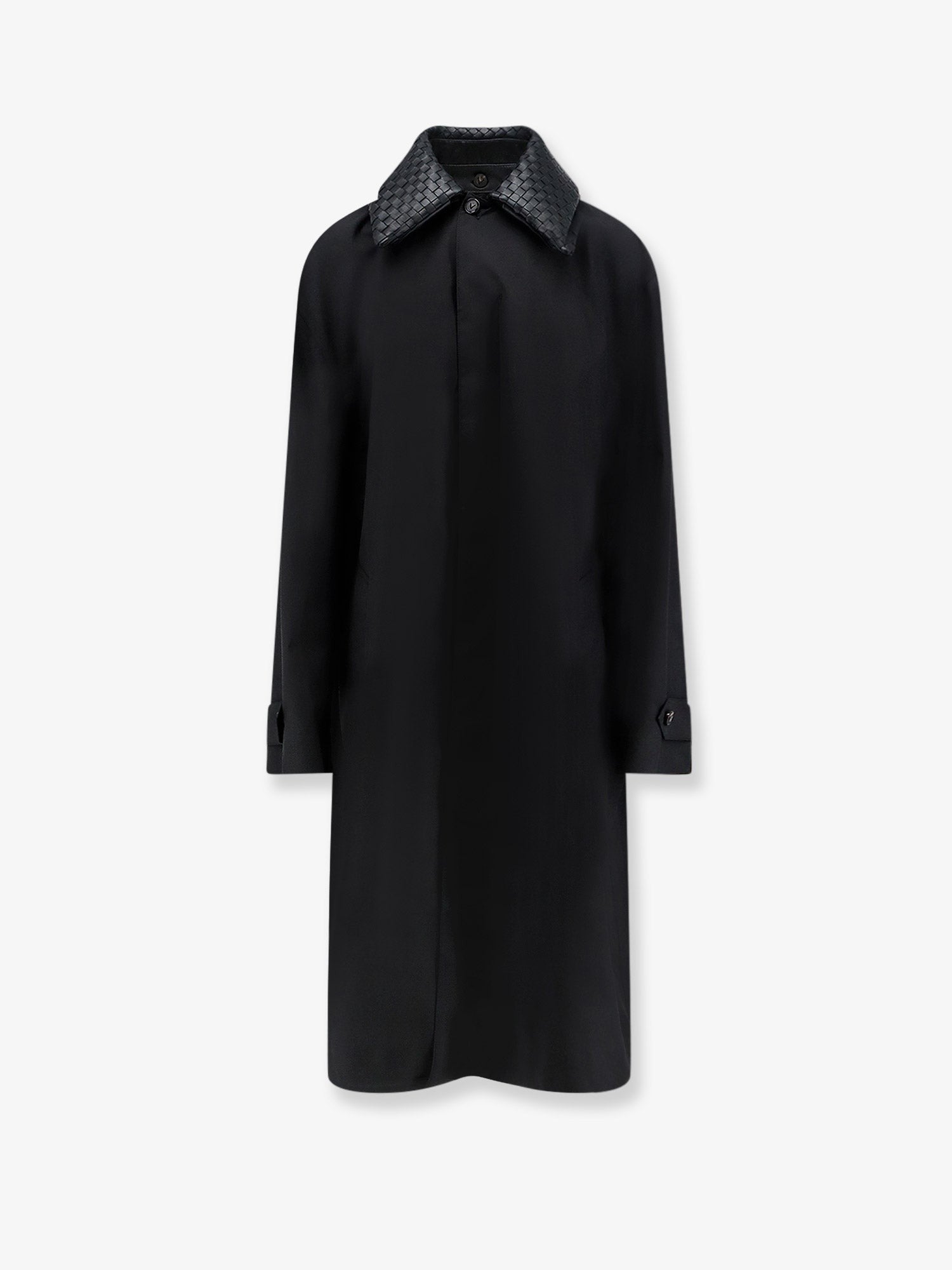 Bottega Veneta Men's Wool and Silk Coat Black