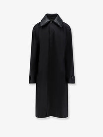Bottega Veneta Men's Wool and Silk Coat Black