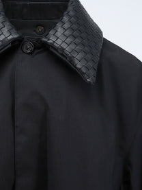 Bottega Veneta Men's Wool and Silk Coat Black
