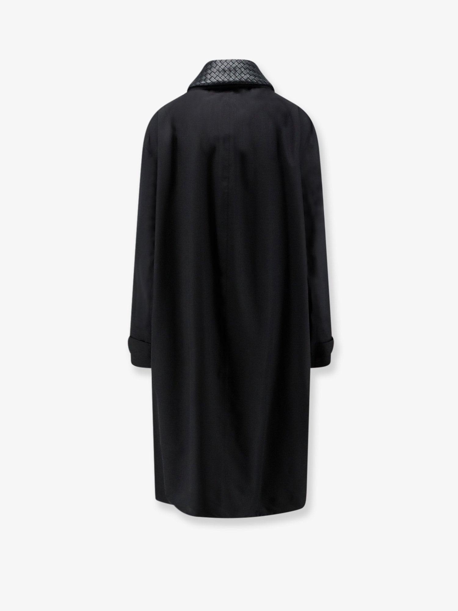 Bottega Veneta Men's Wool and Silk Coat Black