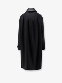 Bottega Veneta Men's Wool and Silk Coat Black