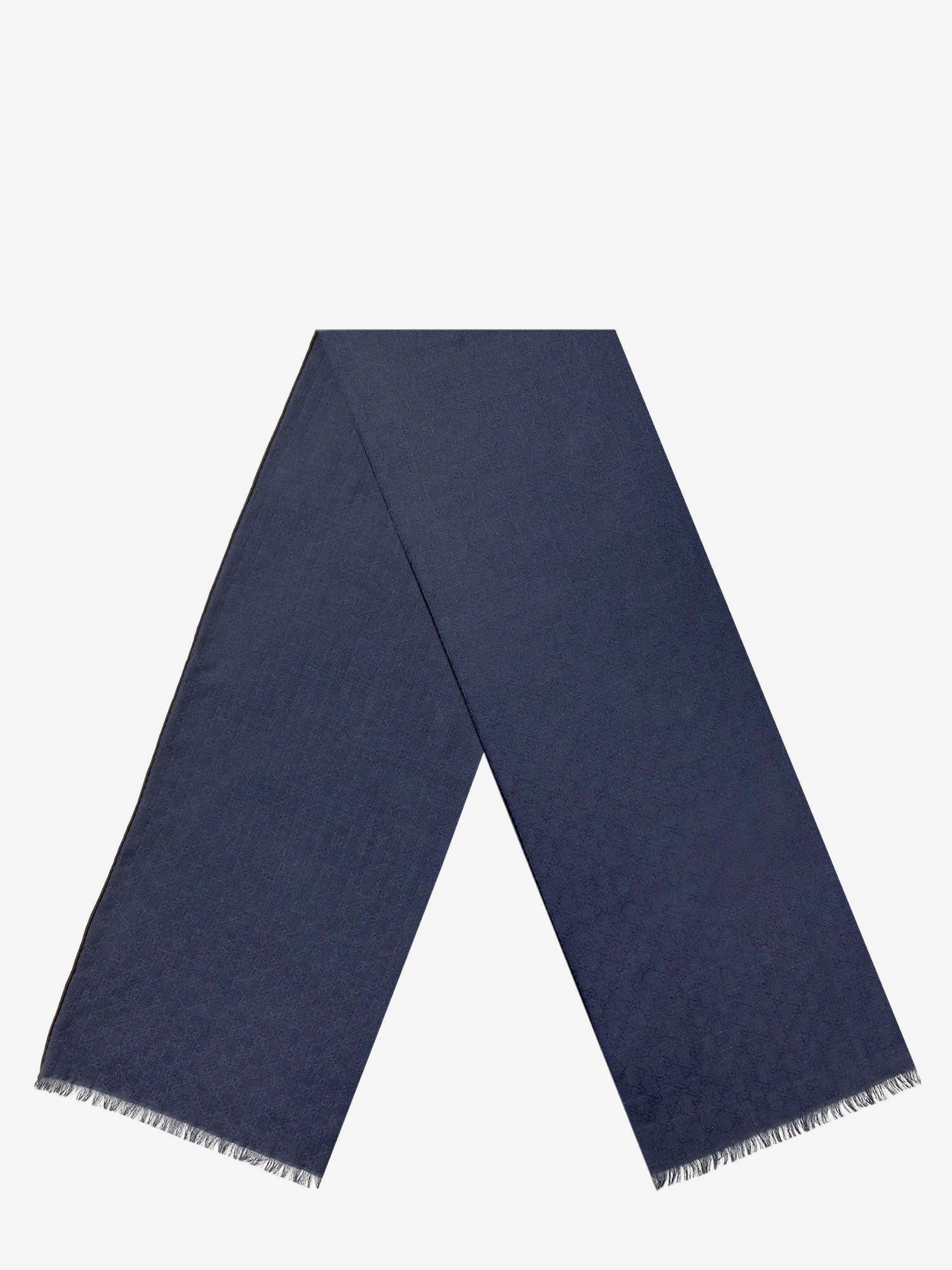 Gucci Men's Wool and Silk Scarf Black