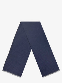Gucci Men's Wool and Silk Scarf Black