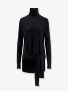 Toteme Women's Double Sleeve Turtleneck Sweater Black