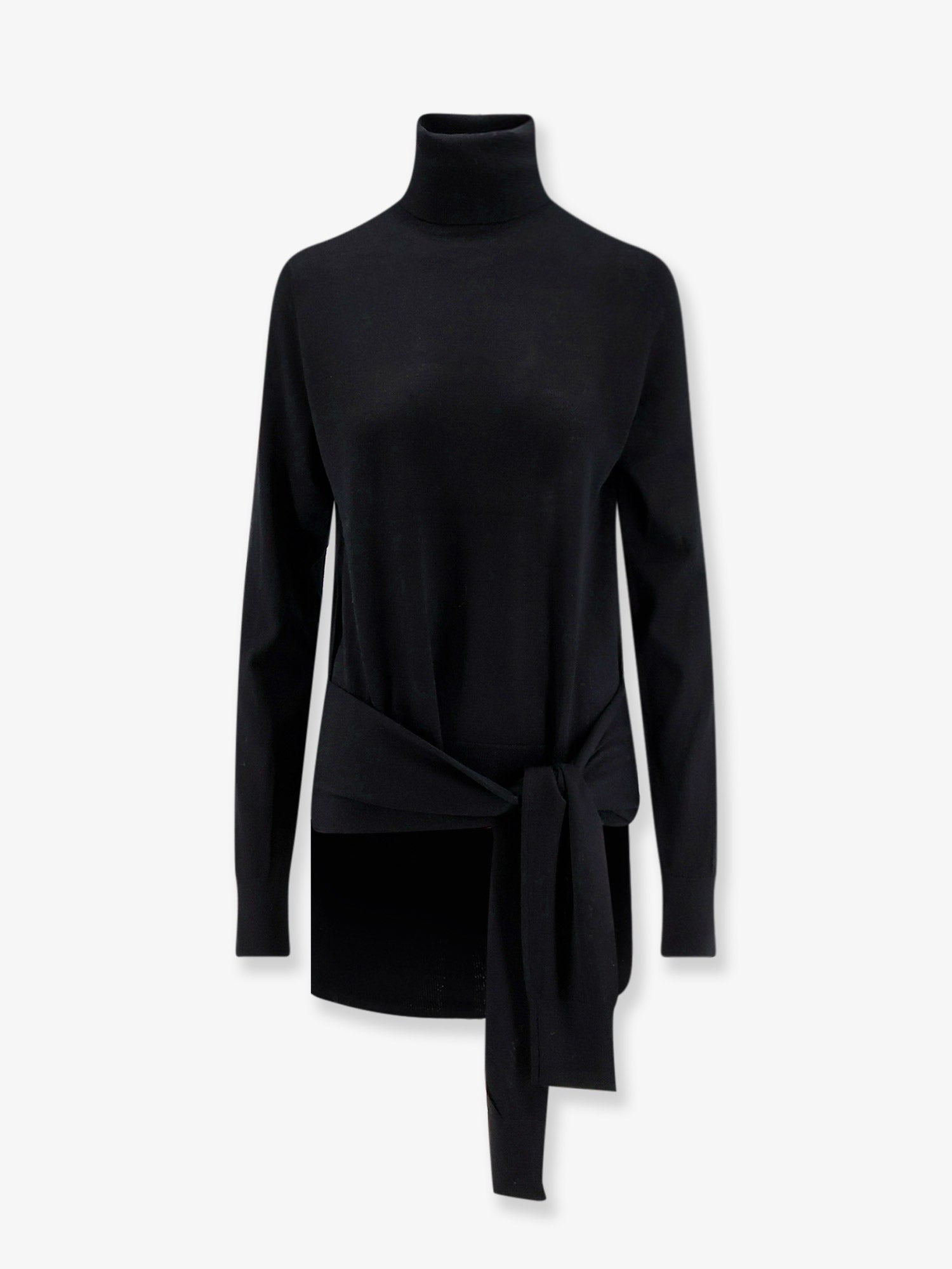 Toteme Women's Wool and Silk Turtleneck Black