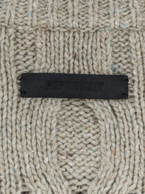 Represent Men's Wool and Viscose Blend Sweater Beige