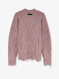 Represent Men's Wool and Viscose Blend Sweater Blue
