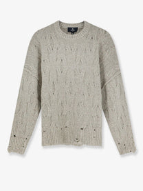 Represent Men's Wool and Viscose Blend Sweater Beige
