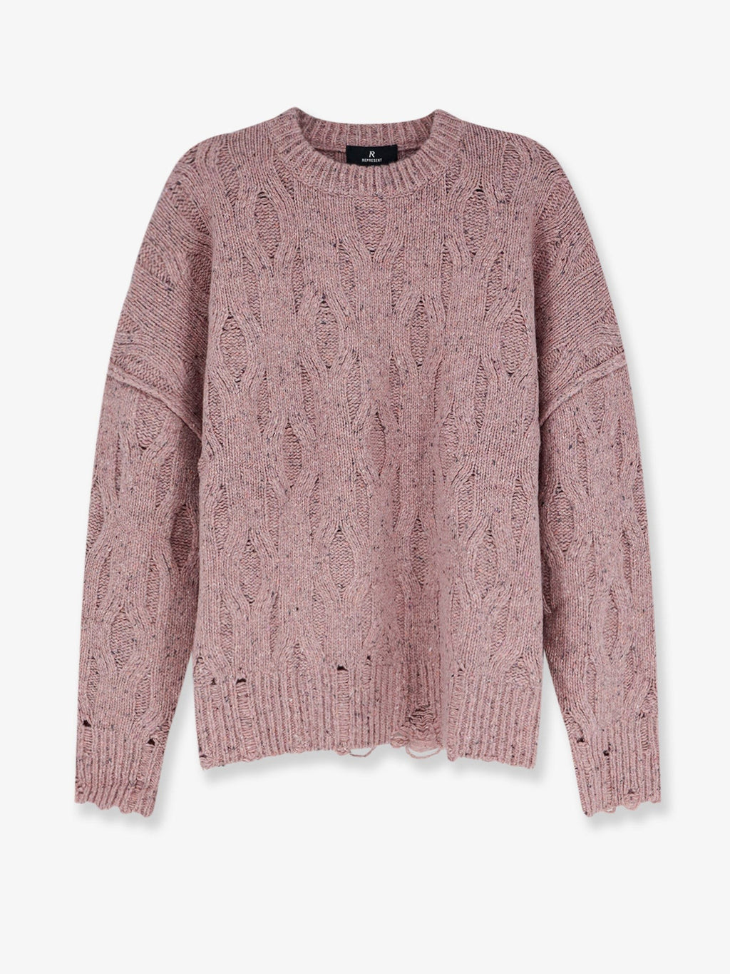 Represent Men's Wool and Viscose Blend Sweater Blue