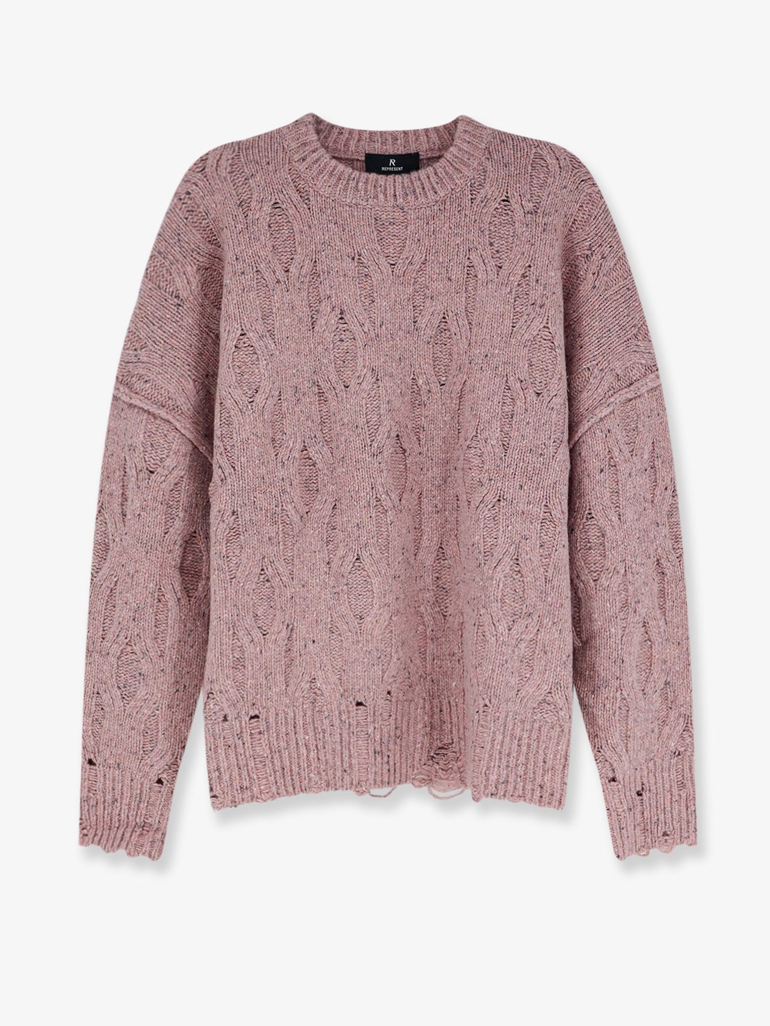 Represent Men's Wool and Viscose Blend Sweater Blue
