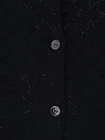 Gucci Women's Wool and Viscose Cardigan Black