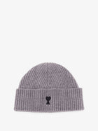 Ami Paris Men's Wool Beanie Hat Black
