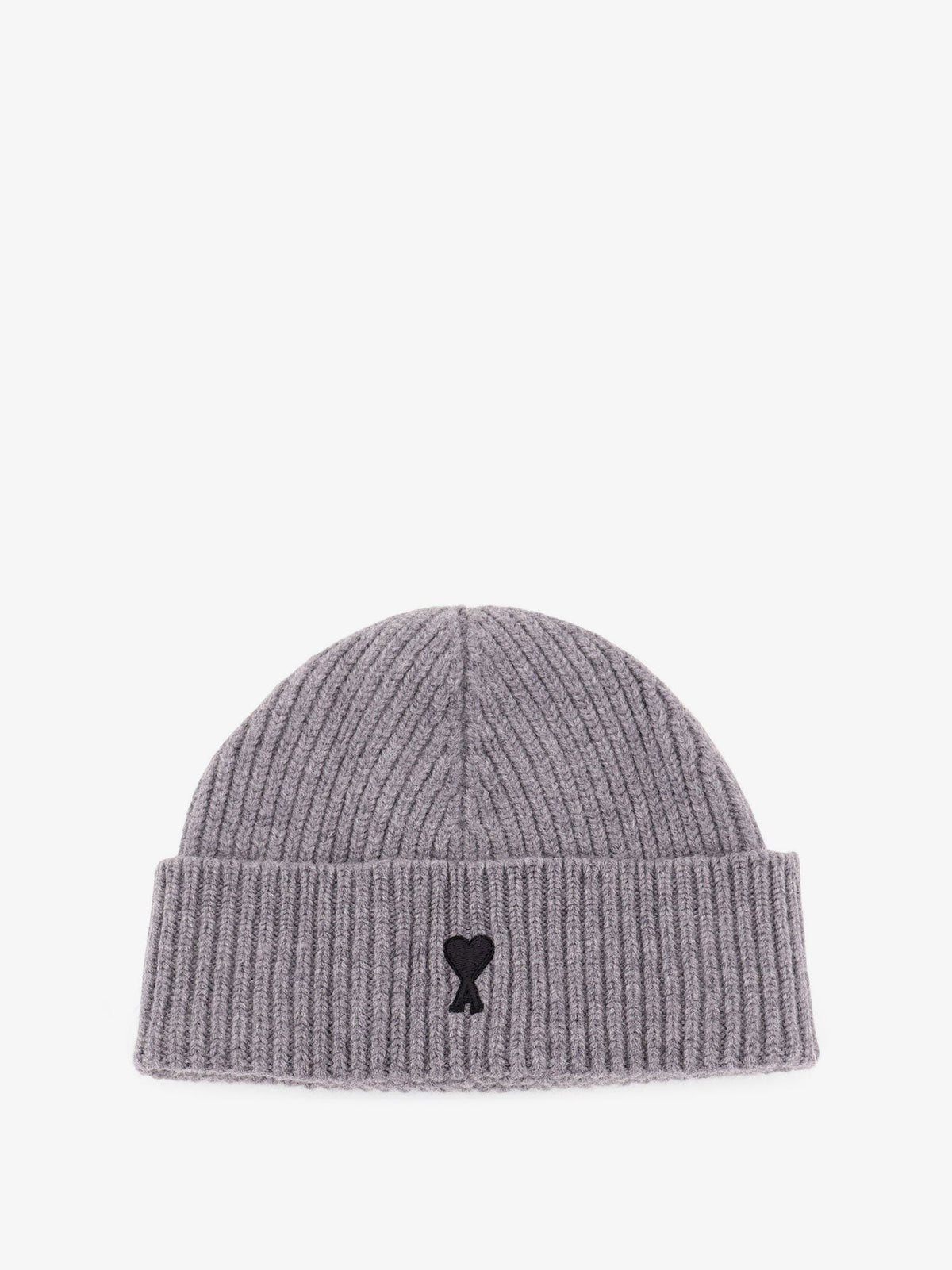 Ami Paris Men's Wool Beanie Hat Black