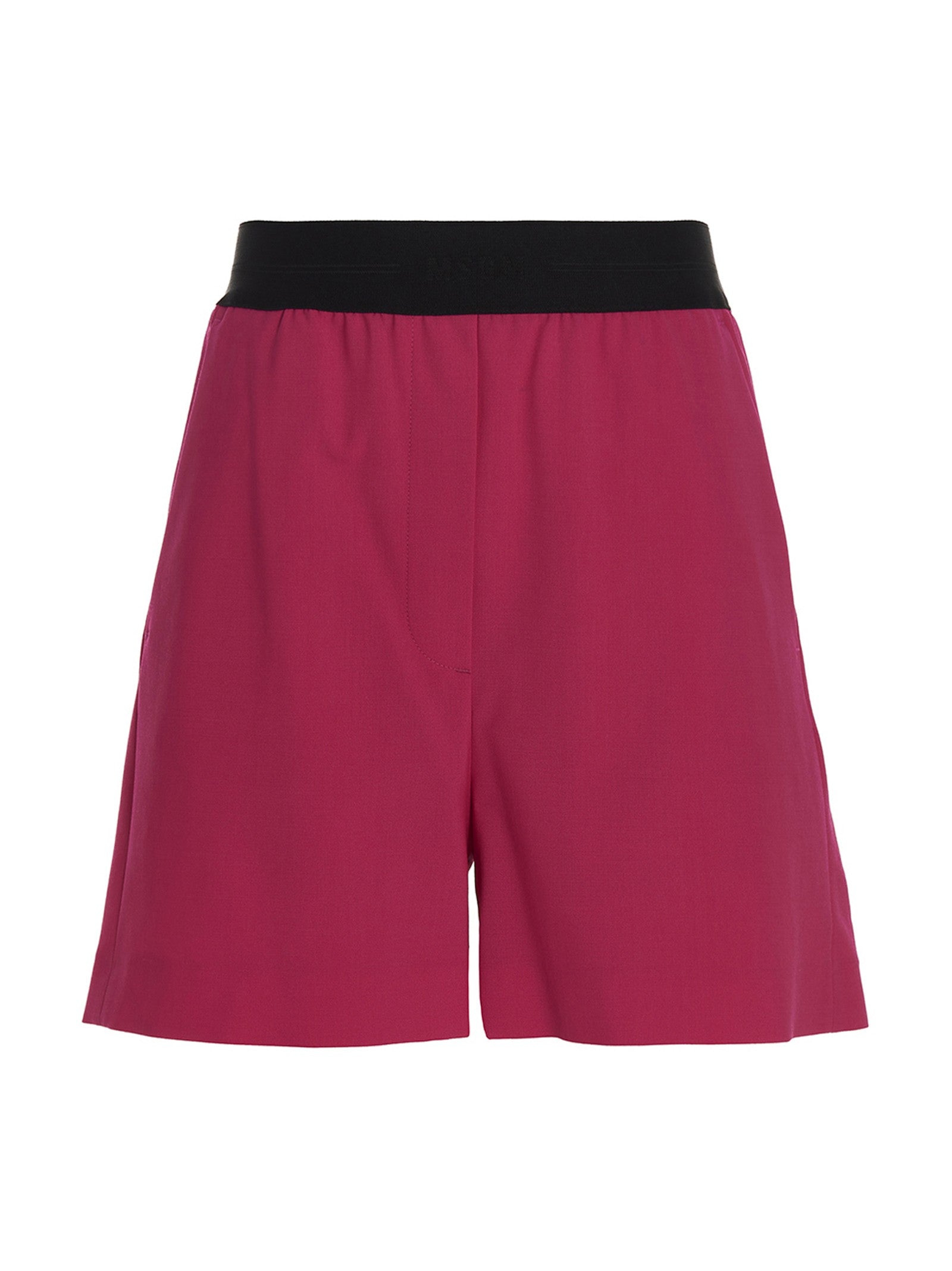 MSGM Wool Bermuda Shorts Pink