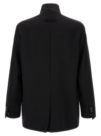 Zegna Wool Blazer Black