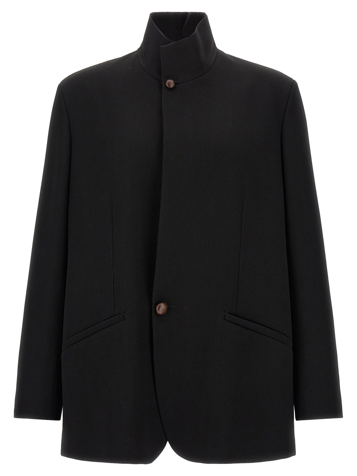 Zegna Wool Blazer Black