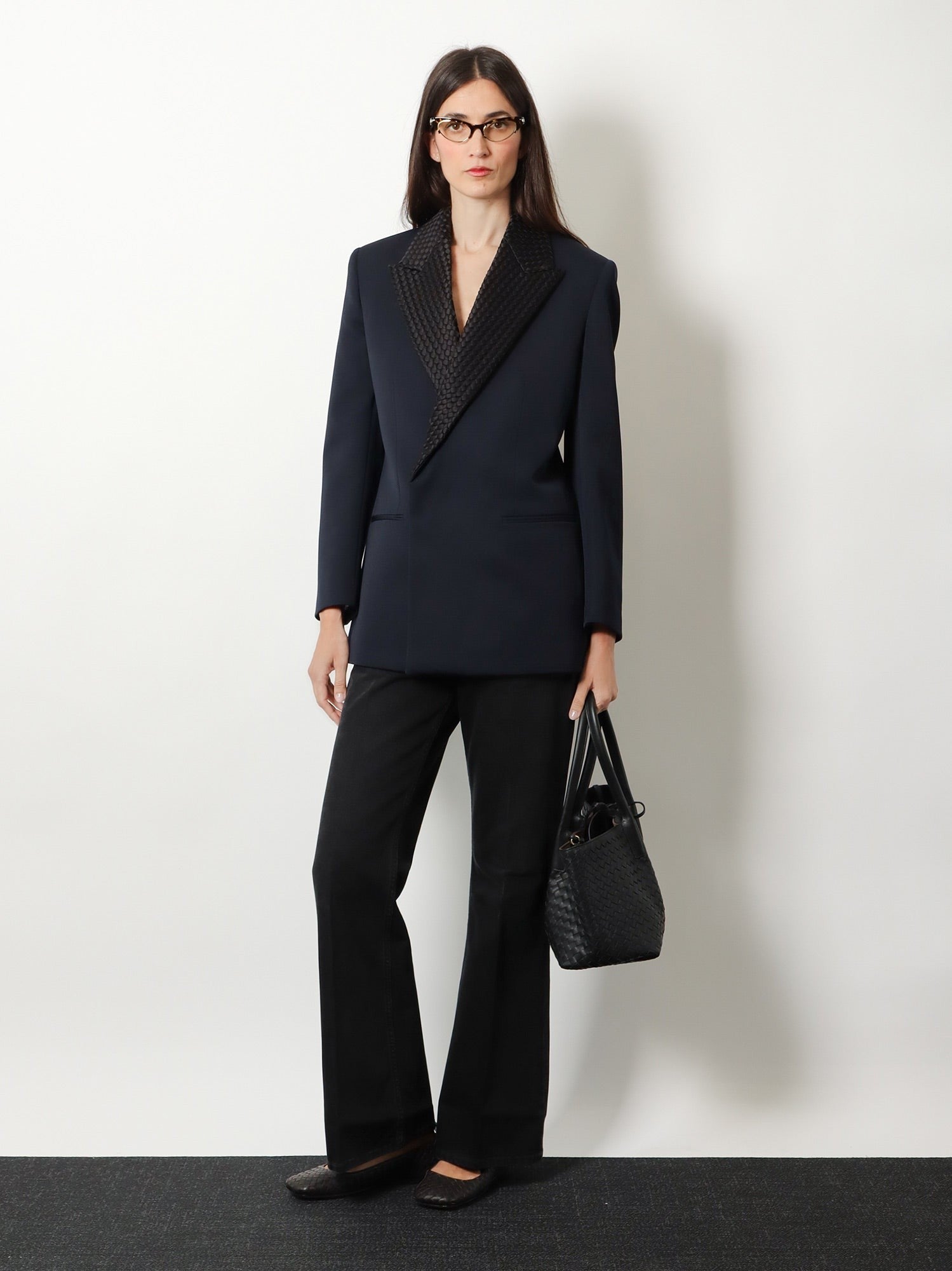 Bottega Veneta Women's Wool Blazer Black