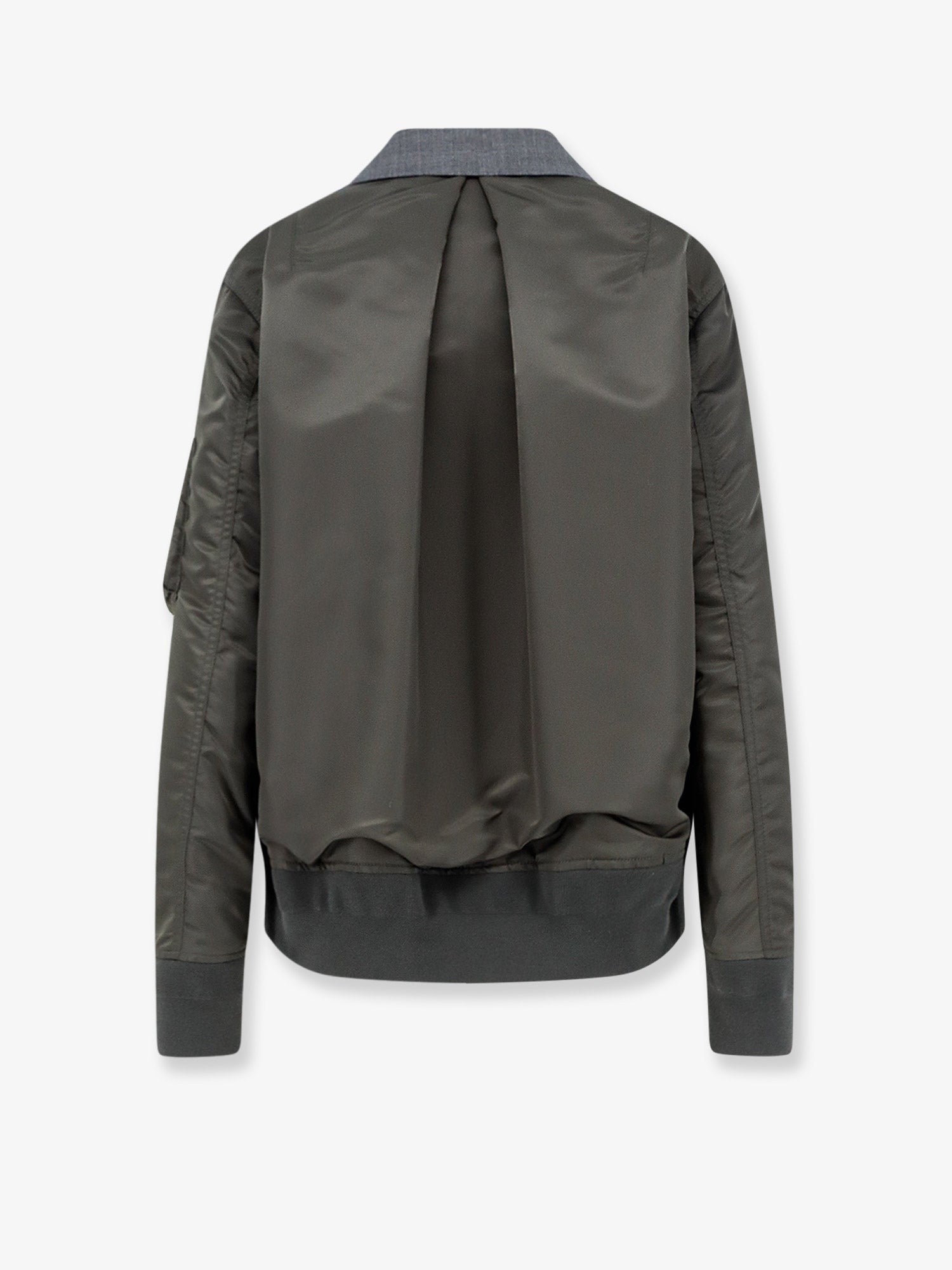 Sacai Women's Wool Blazer Grey