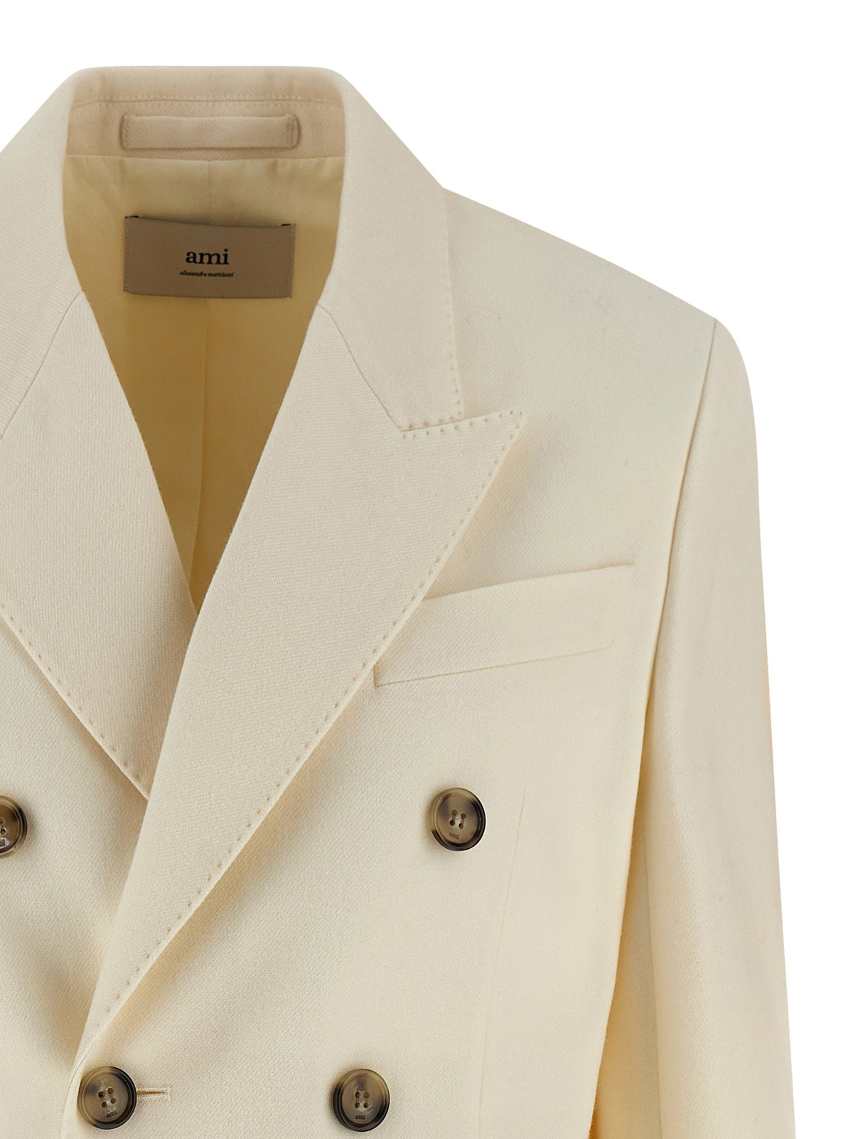 Ami Paris Wool Blazer White