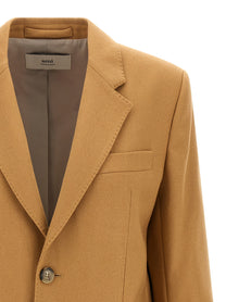 Ami Paris Wool Blazer Beige