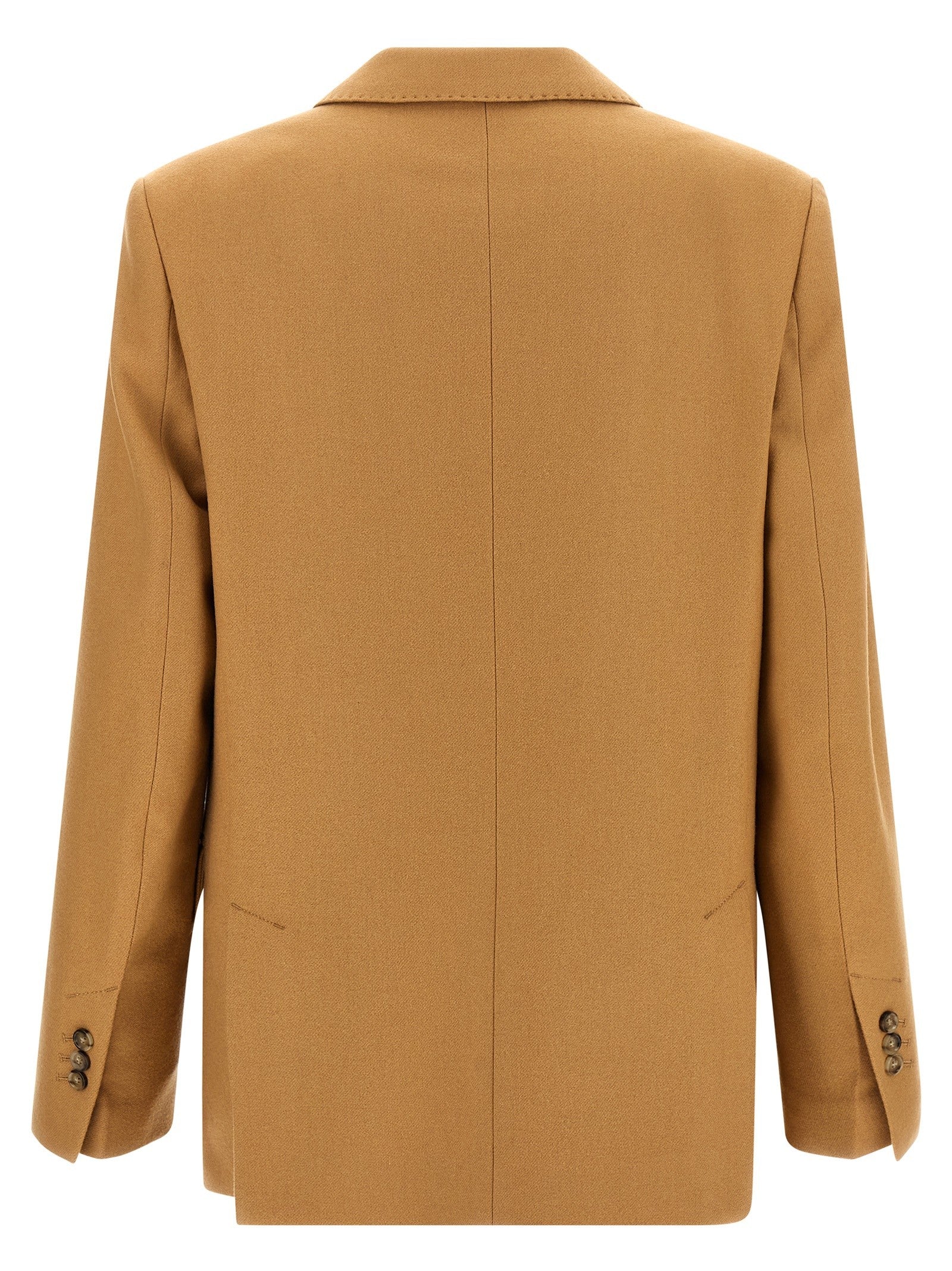 Ami Paris Wool Blazer Beige